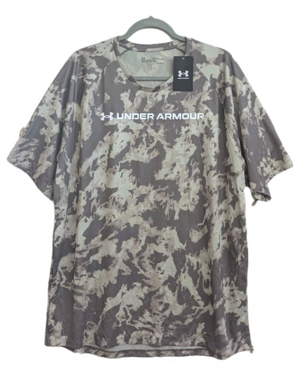 Under Armour UA TECH ABC  Camo Shirt Loose Men's Size 2XL XXL NWT